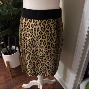 NWT MILLY leopard skirt size 4
